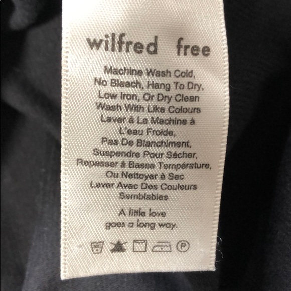 Wilfred Free Aaliyah Black Mini Skirt - Size ~4-6 - Picture 8 of 9